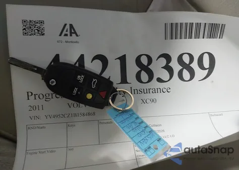 2011 Volvo Xc90 3.2 from USA, damaged, VIN YV4952CZ1B1584868